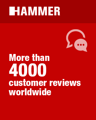 HAMMER - more than 4000 customer reviews worldwide
