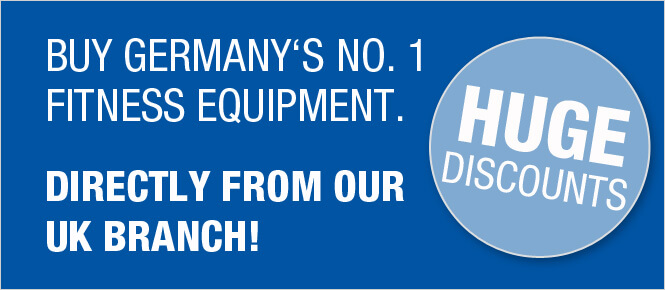 Buy Germany's No.1 fitness equipment directly from our UK branch